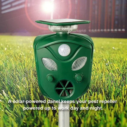 EcoGuard | Solar-Powered Animal Deterrent System with 360° Coverage | Effective Cat & Rat Repellent for Your Yard 2