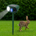 EcoGuard | Solar Powered Ultrasonic Rabbit Repeller with Flashing Lights | Effective Pest Control for Gardens 0