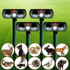 EcoGuard | Ultrasonic Cat, Squirrel & Rat Deterrent with Motion Sensor | Safe Solar-Powered Solution for Gardens and Yards 0