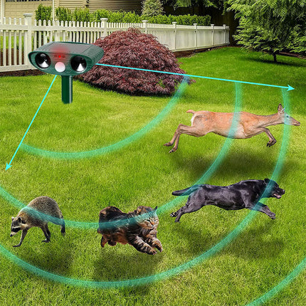 EcoGuard | Ultrasonic Cat, Squirrel & Rat Deterrent with Motion Sensor | Safe Solar-Powered Solution for Gardens and Yards 7