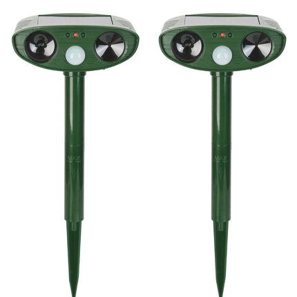 EcoGuard | Ultrasonic Chipmunk Repeller with Solar Power & Motion Sensor | 2425 sq ft Coverage for Safe Pest Control 0