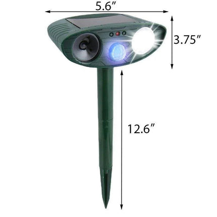 EcoGuard | Ultrasonic Chipmunk Repeller with Solar Power & Motion Sensor | 2425 sq ft Coverage for Safe Pest Control 5