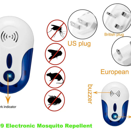EcoGuard | Ultrasonic Pest Repeller for Insect Control with Safe Technology | Compact Design for Home Protection 2