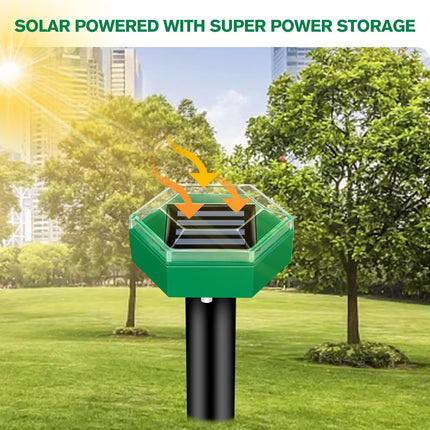 EcoGuard | Ultrasonic Pest Repeller with Solar Power & Waterproof Design | Humane Solution for Moles and Rodents 3