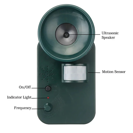 EcoShield | Wireless Ultrasonic Animal Deterrent with Motion Detection | Safe Pest Control for Outdoor Spaces 5