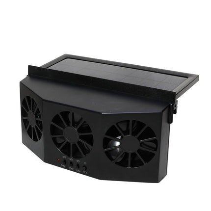 EcoVent | Solar Vehicle Exhaust Fan with Adjustable Solar Panel | Efficient Air Circulation for Heat Reduction 0
