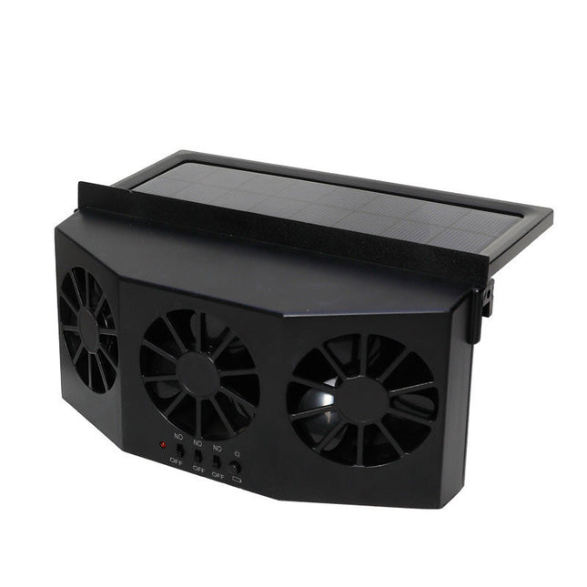 EcoVent | Solar Vehicle Exhaust Fan with Adjustable Solar Panel | Efficient Air Circulation for Heat Reduction 0