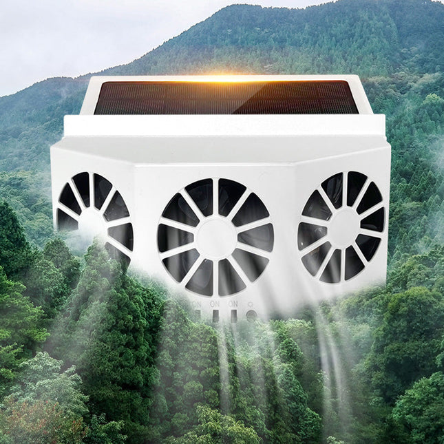 EcoVent | Solar Vehicle Exhaust Fan with Adjustable Solar Panel | Efficient Air Circulation for Heat Reduction 1