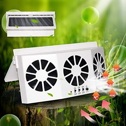EcoVent | Solar Vehicle Exhaust Fan with Adjustable Solar Panel | Efficient Air Circulation for Heat Reduction 4
