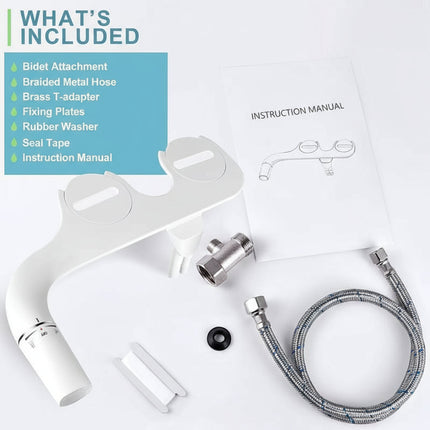 Eco Clean | Bidet Attachment with Dual Water Settings & Retractable Nozzle | Enhanced Hygiene for Comfortable Cleaning 5