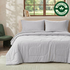 Eco Comfort | Natural Fiber Cooling Comforter with Ultra Breathability | Lightweight Design for Hot Sleepers 0