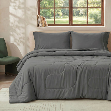 Eco Comfort | Natural Fiber Cooling Comforter with Ultra Breathability | Lightweight Design for Hot Sleepers 12