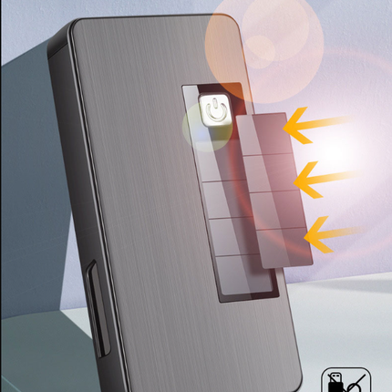 Eco Flame | Solar Charging Jet Lighter with LED Light | Compact Design for Outdoor Adventures 1