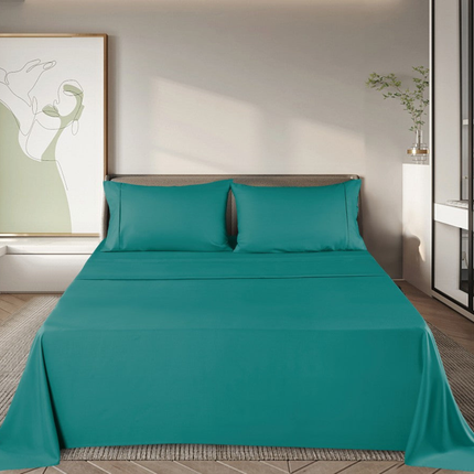 Eco Luxe | Bamboo Bed Sheets Set with Ultra-Soft, Breathable Fabric | Hypoallergenic Comfort for Year-Round Sleep 6