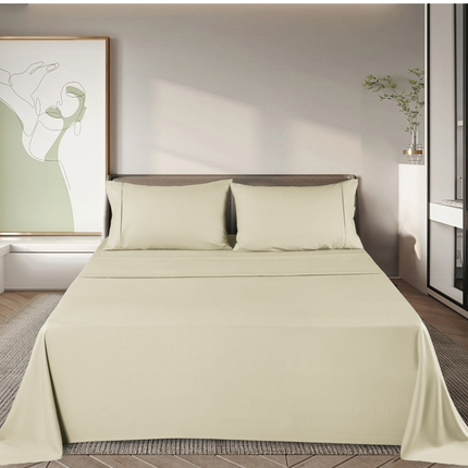 Eco Luxe | Bamboo Bed Sheets Set with Ultra-Soft, Breathable Fabric | Hypoallergenic Comfort for Year-Round Sleep 9