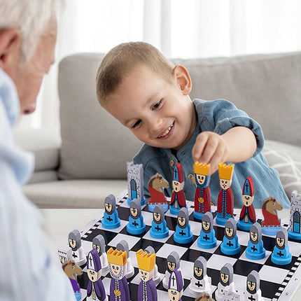 Educational Wooden Chess Set for Kids with Durable Design | Strategy Game for Critical Thinking 2