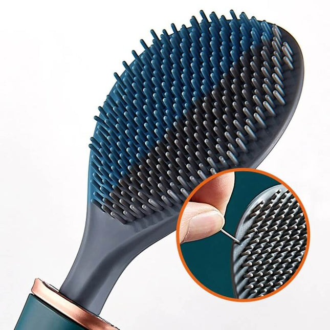 Efficient Wall-Mounted Toilet Brush with Flexible Head & Quick-Dry Holder for Hygienic Cleaning 1
