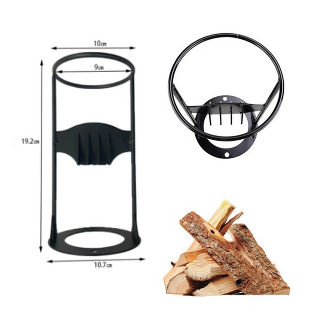 Efficient Wood Splitter | Compact Manual Log Splitter with Ergonomic Handle | Portable Firewood Splitter for Hassle-Free Wood Splitting 0