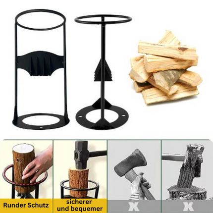 Efficient Wood Splitter | Compact Manual Log Splitter with Ergonomic Handle | Portable Firewood Splitter for Hassle-Free Wood Splitting 8