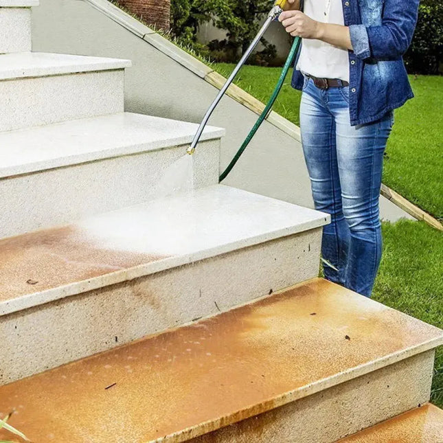 Effortless High-Pressure Nozzle for Garden Hoses with Dual Spray Options | Durable Design for Effective Cleaning 0