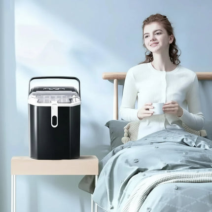 Effortless Ice Maker | Portable Countertop Ice Machine with Self-Cleaning Feature | Ideal for Home and Outdoor Use 1
