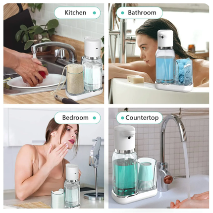 Effortless Mouthwash Dispenser | Hands-Free Design with Adjustable Volume for Hygienic Oral Care 7