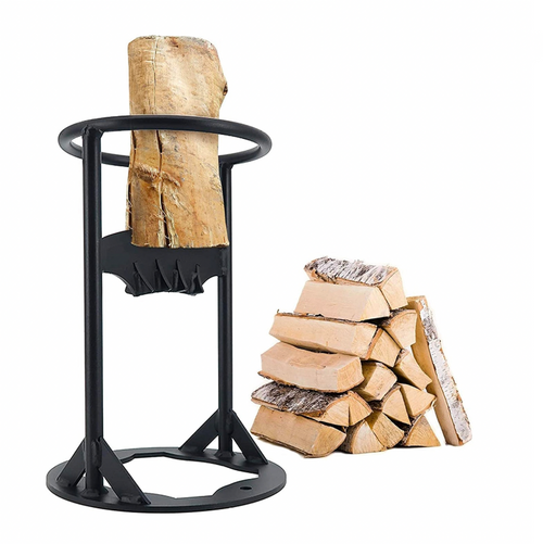 Effortless Wood Splitting Tool | Durable Carbon Steel Axe with Beveled Design | Safe Firewood Preparation for All Ages 1