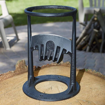 Effortless Wood Splitting Tool | Durable Carbon Steel Axe with Beveled Design | Safe Firewood Preparation for All Ages 5