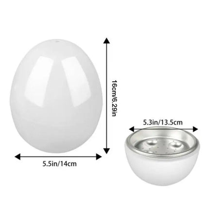 Microwave Egg Steamer for 4 Eggs with Durable Design | Fast Cooking for Perfectly Boiled Eggs