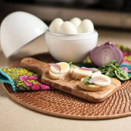 Microwave Egg Steamer for 4 Eggs with Durable Design | Fast Cooking for Perfectly Boiled Eggs