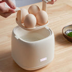 Electric Egg Cooker for Hard Boiled Eggs, 4 Egg Boiler with Auto Shut Off, Soft Boiled Egg Maker with 3 Cooking Levels
