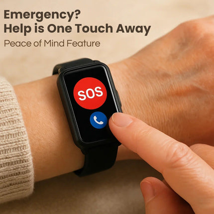 ElderGuard | Smartwatch for Seniors with Fall Detection & GPS Tracking | Emergency Alerts for Enhanced Safety 4