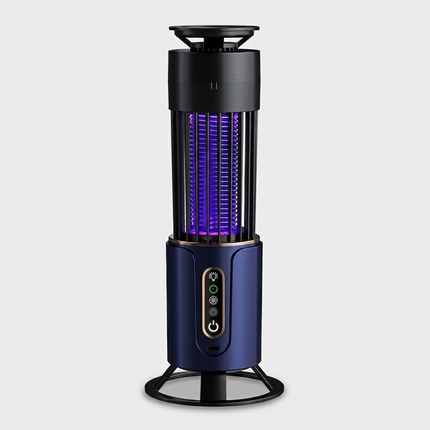 Indoor Outdoor Bug Zapper, Rechargeable Mosquito Trap with UV Light