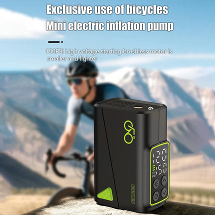 Electric Bike Pump Portable | Fast-Charging & Dual Display | Compact Design for On-the-Go Inflation 2