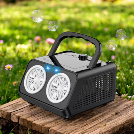 Electric Bubble Machine | 20,000+ Bubbles Per Minute with Dual Fans | Portable Fun for All Occasions 0