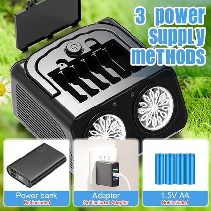 Electric Bubble Machine | 20,000+ Bubbles Per Minute with Dual Fans | Portable Fun for All Occasions 3