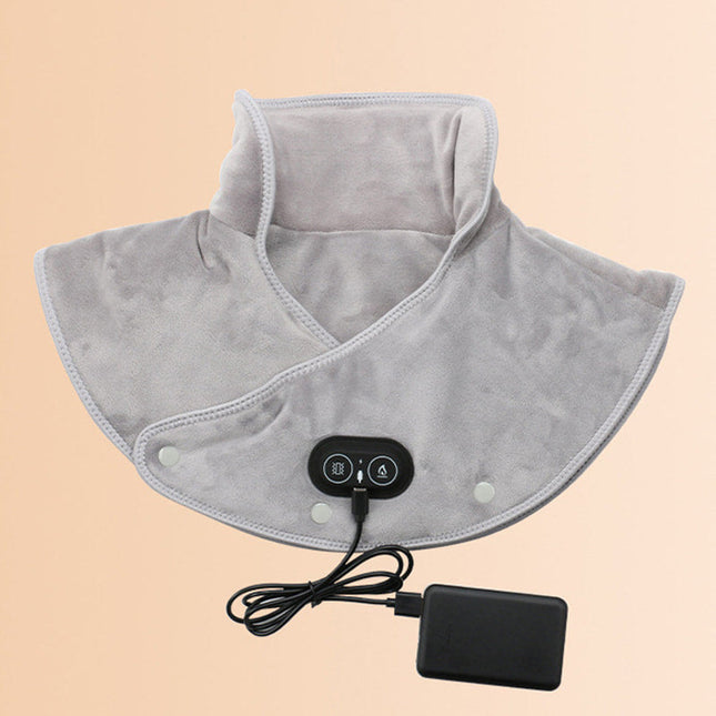 Electric Heating Pad | Neck and Shoulder Wrap with Soothing Vibration | Adjustable Comfort for Deep Relaxation 1