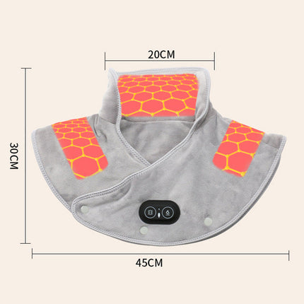 Electric Heating Pad | Neck and Shoulder Wrap with Soothing Vibration | Adjustable Comfort for Deep Relaxation 2