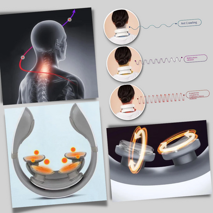 Electric Neck and Shoulder Massager with Adjustable Strength | Shiatsu Relief for Tension and Relaxation 1