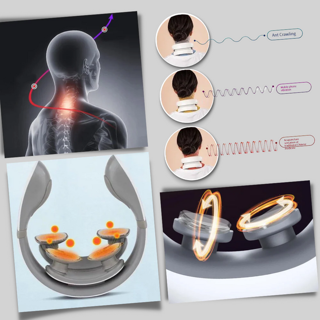 Electric Neck and Shoulder Massager with Adjustable Strength | Shiatsu Relief for Tension and Relaxation 1