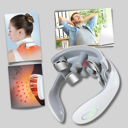 Electric Neck and Shoulder Massager with Adjustable Strength | Shiatsu Relief for Tension and Relaxation 4