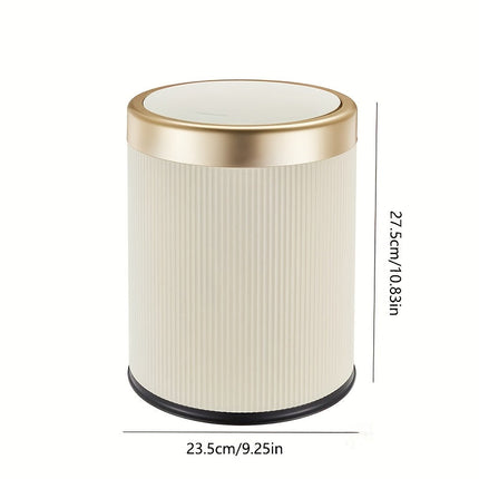 Elegance Touch Bin | Oval Waste Bin with Touchless Opening | Stylish Trash Can for Modern Homes 0