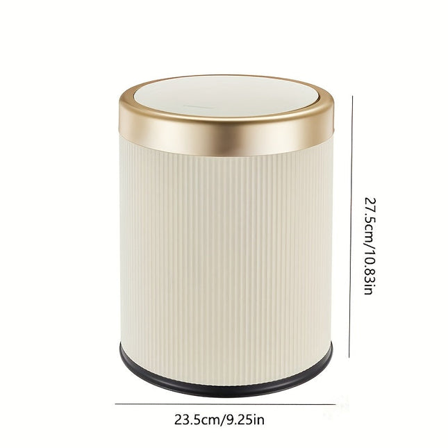 Elegance Touch Bin | Oval Waste Bin with Touchless Opening | Stylish Trash Can for Modern Homes 0