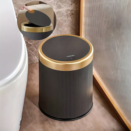 Elegance Touch Bin | Oval Waste Bin with Touchless Opening | Stylish Trash Can for Modern Homes 4