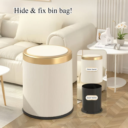 Elegance Touch Bin | Oval Waste Bin with Touchless Opening | Stylish Trash Can for Modern Homes 5