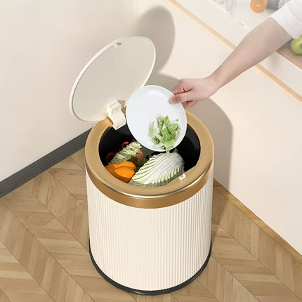 Elegance Touch Bin | Oval Waste Bin with Touchless Opening | Stylish Trash Can for Modern Homes 6