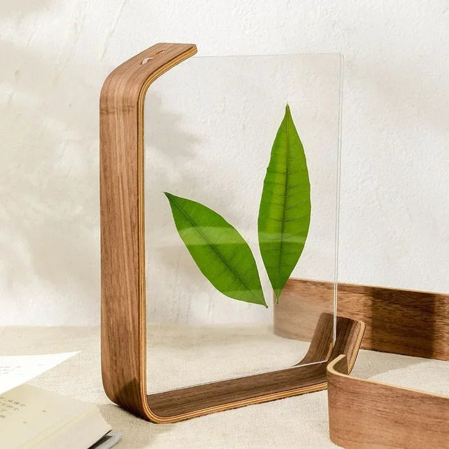 Elegant Acrylic Wood Photo Frame | Double-Sided Display for Versatile Showcasing 1