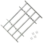 Elegant Adjustable Window Security Grille with 3 Crossbars for Enhanced Protection 0
