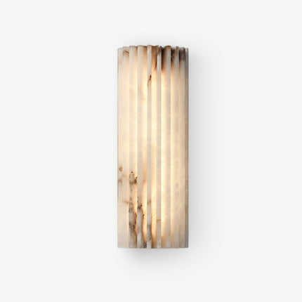 Elegant Alabaster Wall Light | Unique Natural Veining with Ambient Glow for Inviting Spaces 0