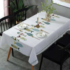 Elegant Aquatic Design | Stain-Resistant Tablecloth with Durable Oxford Fabric | Easy Care for Stylish Dining 0
